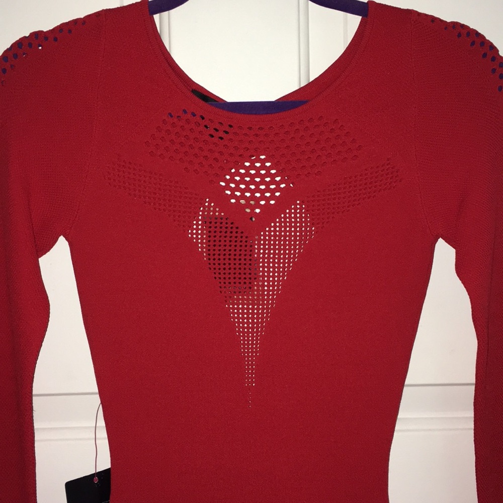 π₯π NWT Bebe Crochet Inset Bodycon π π₯ - Picture 8 of 11